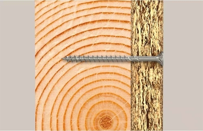 Attēls no Fischer fischer chipboard screw PowerFast II 5.0x100 countersunk head PZ (200 pieces, partial thread, galvanized)