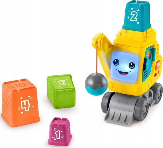 Picture of Fisher Price Zabawka edukacyjna Wesoy dwig Ukadaj i licz