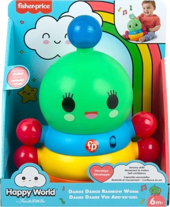 Attēls no Fisher-Price Fisher Price FWY Bop & Wobble Rainbow Worm