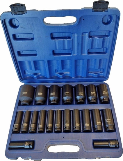 Изображение Fiskars SET OF IMPACT SOCKETS 1/2" 20 pieces / SILVER