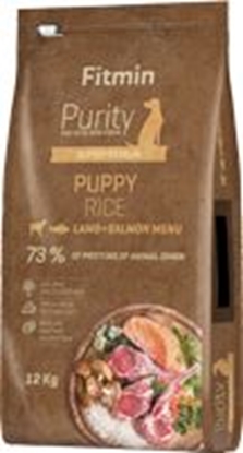 Picture of Fitmin  Dog Purity Rice Puppy Lamb & Salmon 2 kg