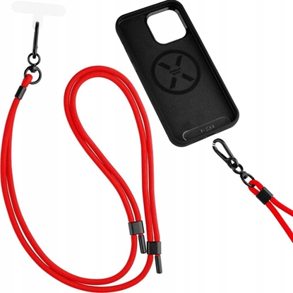 Attēls no Fixed FIXED Universal Lanyard for Mobile Phones - uniwersalna smycz do telefonu czerwona - Gwarancja bezpieczestwa. Proste raty. Bezpatna wysyka od 170 z.