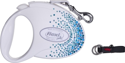 Picture of Flexi FLEXI Smycz Glam Splash Ocean, M TAMA 5m, biaa