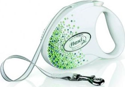 Picture of Flexi Smycz dla psa Glam Splash Leaf biaa 3m
