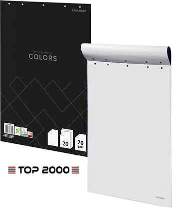 Attēls no Flipchart Top 2000 Blok do flipchartu Top 2000 Colors 64x90cm gadki (20)