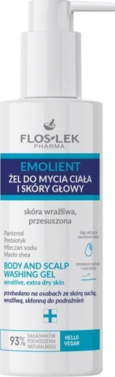 Picture of Floslek Floslek Emolient el do mycia ciaa i skóry gowy 175ml
