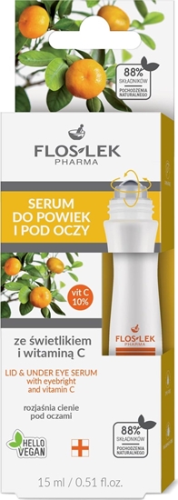 Picture of Floslek Oczy Serum do powiek i pod oczy ze wietlikiem i witamin C 15 ml