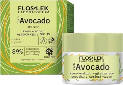 Picture of Floslek richAvocado Krem-komfort wygadzajcy SPF15 na dzie - skóra sucha 50ml