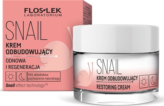 Picture of Floslek SNAIL Krem odbudowujcy na dzie i na noc - 50 ml