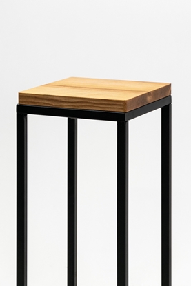 Изображение FLOWER STAND LAVAL M BLACK OAK 19X19X77