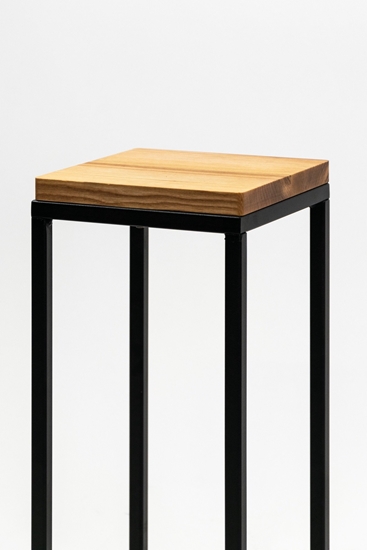 Изображение FLOWER STAND LAVAL M BLACK OAK 19X19X77