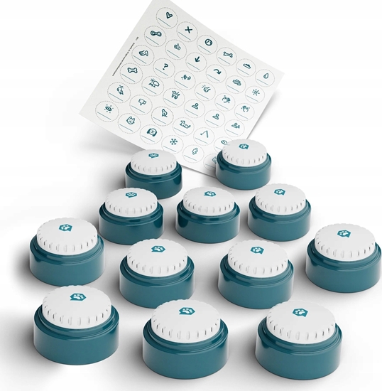 Picture of FluentPet - Speek Up Buttons - zestaw 12 przycisków do komunikacji z psem / kotem