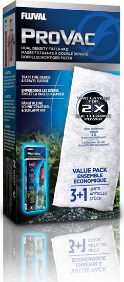 Изображение Fluval Wkadki filtrujce do odmulacza Fluval ProVac, 3+1 szt