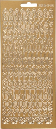 Attēls no Focus Focus Stickers Gold Letters Design 1