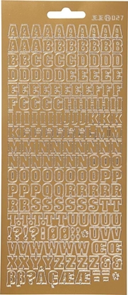 Attēls no Focus Focus Stickers Gold Letters Design 2