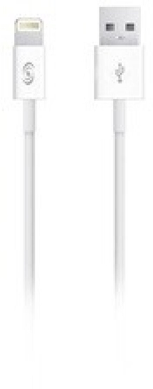 Изображение Fonex Data Cable USB to Lightning MFI 2.4A 12W 1.2m By Fonex White