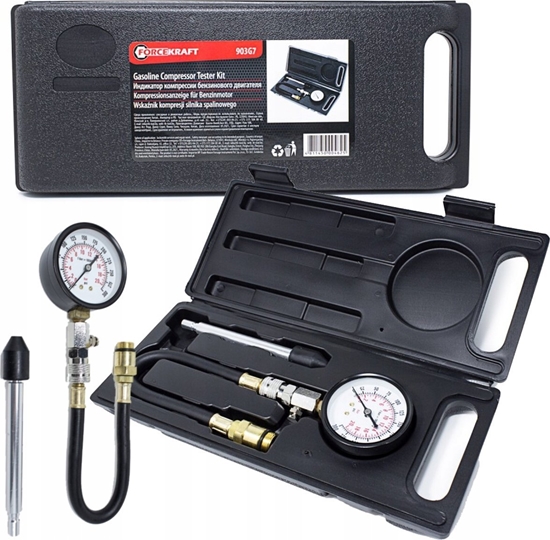 Picture of Forcekraft MIERNIK TESTER POZIOMU KOMPRESJI BENZYN A 0-21 BAR
