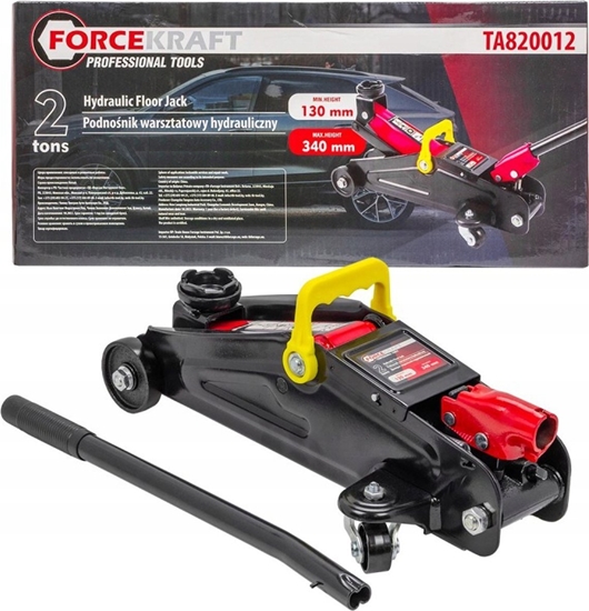 Picture of Forcekraft Podnonik hydrauliczny 2t (h min 130mm, h max 340mm)
