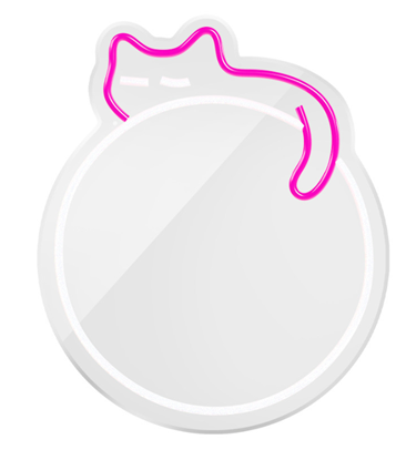 Attēls no Forever Light FMNE03 Neon LED Mirror Decor