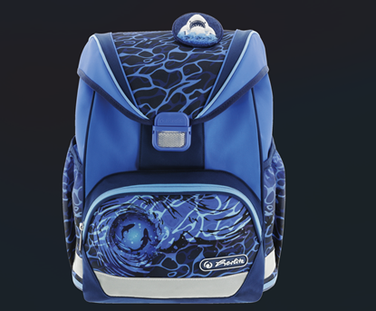 Picture of Formas mugursoma Herlitz UltraLight Blue Shark, 36 x 28 x 21 cm