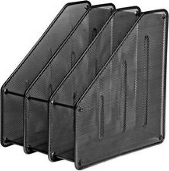 Picture of Forofis Pojemnik na czasopisma FOROFIS potrójny 91330 czarny metalowy