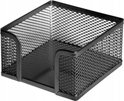 Picture of Forofis Pojemnik na kostk biurow 95x95mm FOROFIS 91304 czarny metalowy