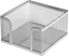 Изображение Forofis Pojemnik na kostk biurow 95x95mm FOROFIS 91305 srebrny metalowy