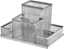 Изображение Forofis Przybornik na biurko 153x103x100mm FOROFIS 91311 srebrny metalowy