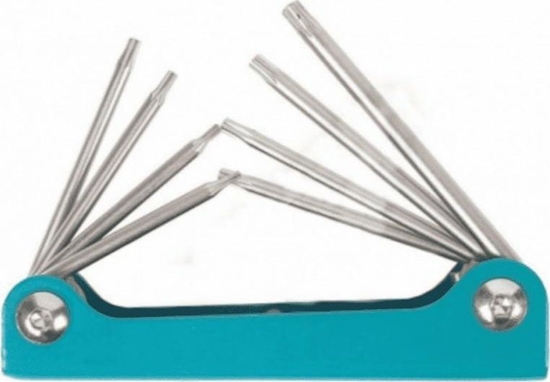 Изображение Forsage Komplet kluczy TORX skadany 8 el. T5-T 10, T15, T20