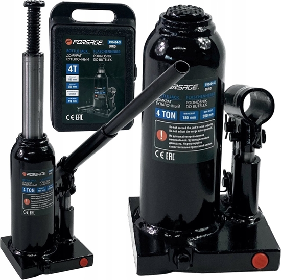 Изображение Forsage Lewarek hydrauliczny  4t z zaworem  (h min 180mm, h max 340mm) w walizce
