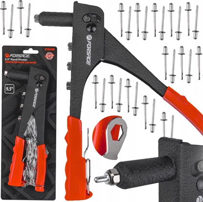 Изображение Forsage Nitownica do nitów zrywalnych rczna  (L-250mm, nit -  2.4, 3.2, 4.0, 4.8)