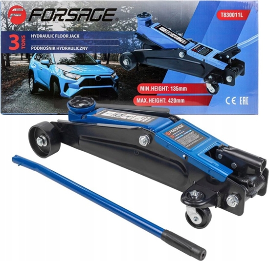 Picture of Forsage Podnonik warsztatowy hydrauliczny 3t (h min 135mm, h max 420mm)