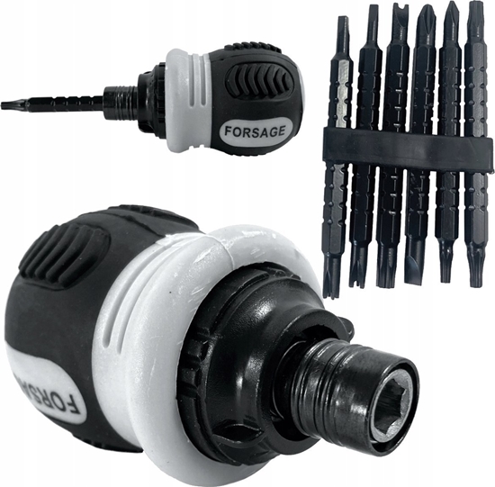 Picture of Forsage rubokrt dwustronny w komplecie z bitami