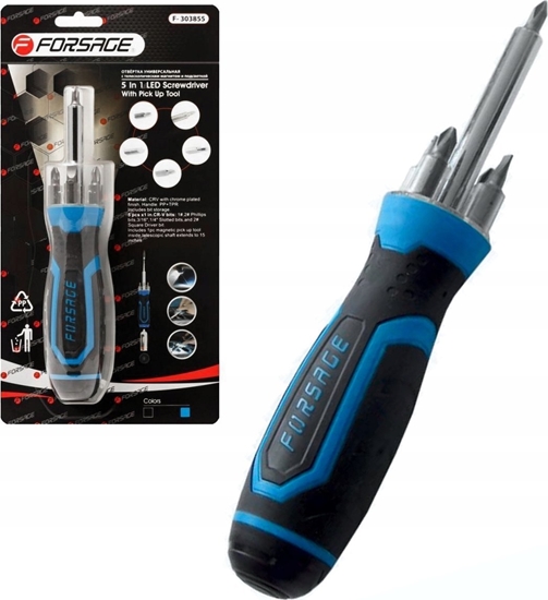 Picture of Forsage rubokrt wkrtak uniwersalny bity  5w1 L-250 LED