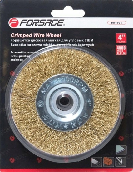 Picture of Forsage Szczotka ktowa tarczowa mikka do szlifierek 100mm