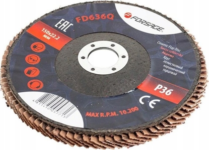 Изображение Forsage Tarcza szlifierska listkowa lamelkowa 150x22.2mm P36