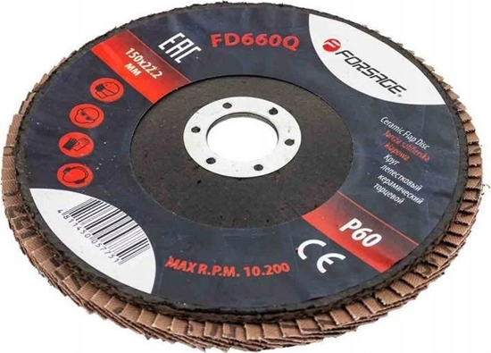 Изображение Forsage Tarcza szlifierska listkowa lamelkowa 150x22.2mm P60