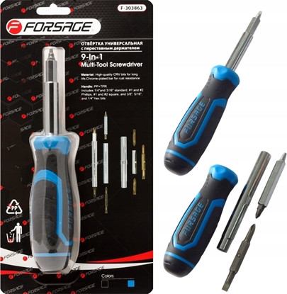 Изображение Forsage UNIWERSALNY DWUSTRONNY WKRTAK REGULOWANY 6W1 BITY