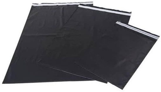 Изображение Forsendelsespose PE sort 190x250 100stk/pak