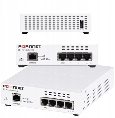 Picture of FORTINET FortiGate-30G 4xGE RJ45 ports including 3xInternal Ports 1xWAN Ports