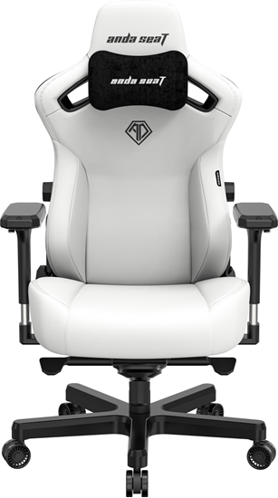 Изображение Fotel Anda Seat Fotel gamingowy skórzany AndaSeat Kaiser 3 L biay obrotowy