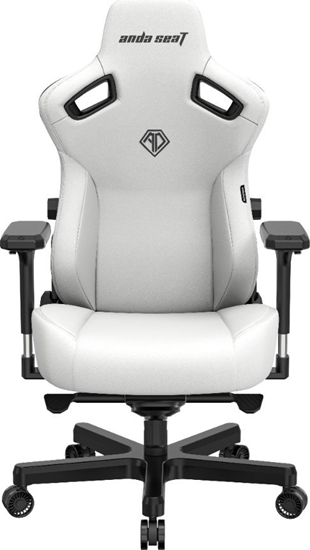 Изображение Fotel gamingowy skórzany Anda Seat Kaiser 3 XL biay obrotowy