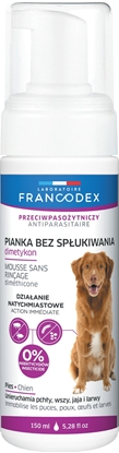 Attēls no Francodex FRANCODEX PL Pianka dla psa i kota przeciw pasoytom, bez spukiwania, z dimetykonem 150 ml