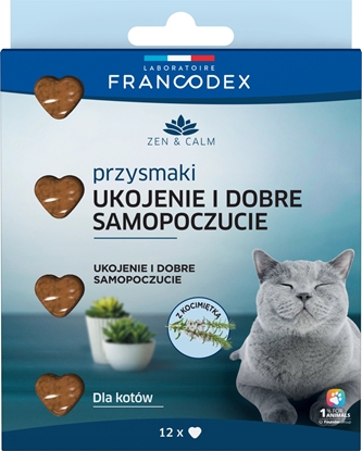 Attēls no Francodex FRANCODEX PL Przysmak antystresowy dla kota z kocimitk 12 szt.