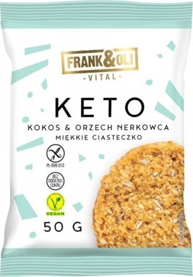 Picture of Frank&Oli KETO Ciasteczko (kokos i nerkowiec) 50g