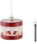 Picture of Frendo Sirius Home Elly, Christmas tree ornament, Red, Transparent, AAA, 1 pc(s), 70 mm, 70 mm