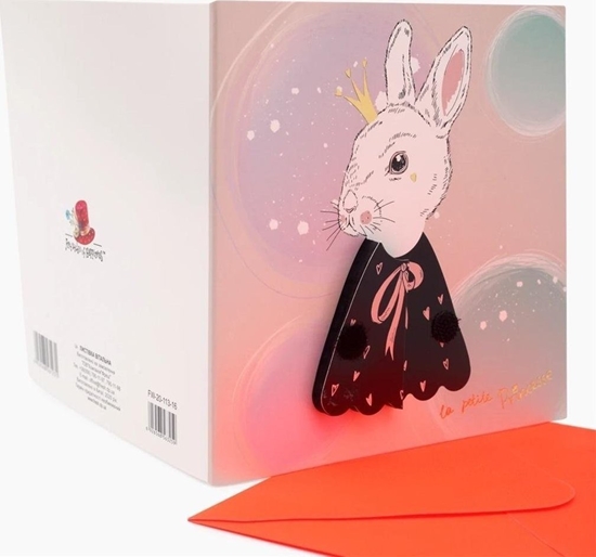 Picture of Fresh Karnet kwadrat FW-20-113-16 harmonijka Królik