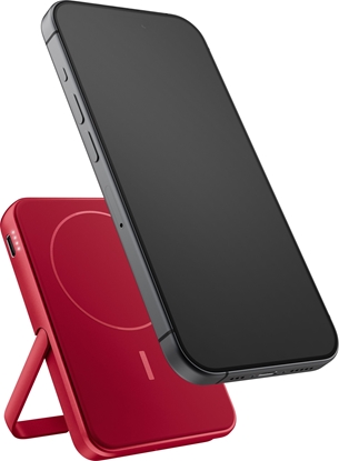 Attēls no Powerbank Hama FRESH 'N REBEL MAGNETYCZNY INDUKCYJNY 5000 MAH BERRY RED