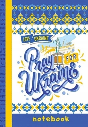 Изображение Fresh Notatnik ozdobny A6/64K kratka TW Pray for Ukraine