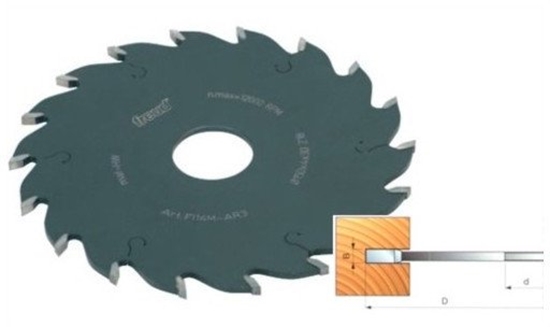 Изображение Frez lutow. FI14M DA3 180X3-24